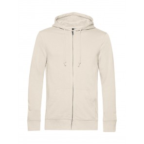 B&C Organic Inspire Zipped Hood - Off White - 2XL