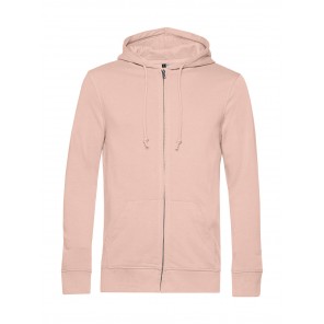B&C Organic Inspire Zipped Hood - Soft Rose - XS