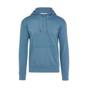 SG Signature Signature Tagless Hooded Sweatshirt Unisex - Steel Blue - 5XL