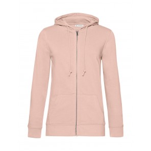 B&C Organic Inspire Zipped Hood /women - Soft Rose - XL