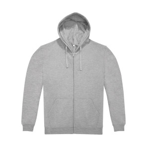 B&C ID.224 Zip Hood - Grey - M