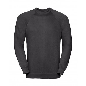 Russell Classic Raglan Sweatshirt - Black - XS