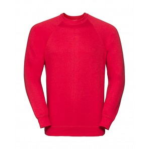 Russell Classic Raglan Sweatshirt - Classic Red - M