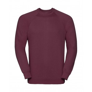 Russell Classic Raglan Sweatshirt - Burgundy - M