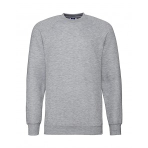 Russell Classic Raglan Sweatshirt - Light Oxford - L