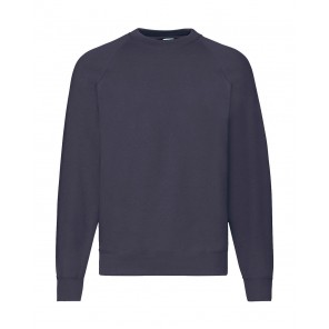 Fruit of the Loom Classic Raglan Sweat - Deep Navy - L