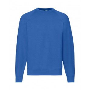 Fruit of the Loom Classic Raglan Sweat - Royal - L