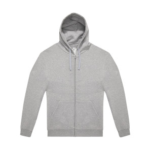 B&C ID.334 Zip Hood - Grey - M
