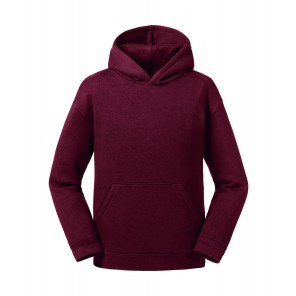 Russell Kids' Authentic Hooded Sweat - Burgundy - XL(140/9-10)