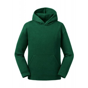 Russell Kids' Authentic Hooded Sweat - Bottle Green - XL(140/9-10)