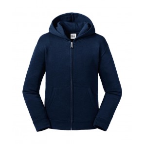 Russell Kids' Authentic Zipped Hood Sweat - French Navy - S(104/3-4)