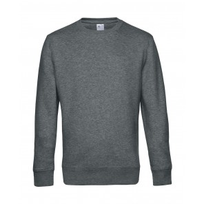 B&C KING Crew Neck - Heather Mid Grey - XL