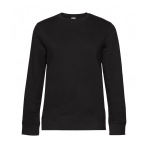 B&C QUEEN Crew Neck - Black Pure - XS