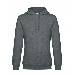 B&C KING Hooded - Heather Mid Grey - 2XL