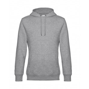 B&C KING Hooded - Heather Grey - 4XL
