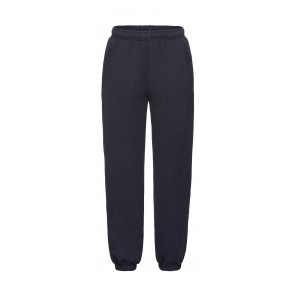 Fruit of the Loom Kids' Premium Elasticated Cuff Jog Pants - Deep Navy - 128(7-8)