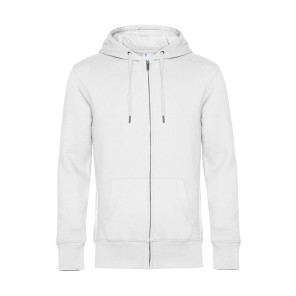B&C KING Zipped Hood - White - XS