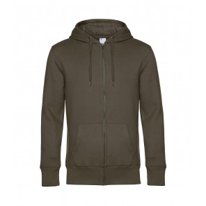 B&C KING Zipped Hood - Khaki - 3XL