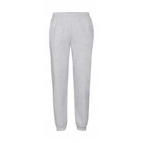 Fruit of the Loom Classic Elasticated Cuff Jog Pants - Heather Grey - XL
