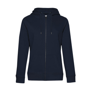 B&C QUEEN Zipped Hood - Navy Blue - XL