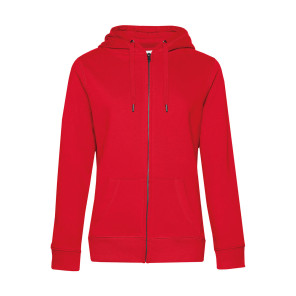 B&C QUEEN Zipped Hood - Red - XS