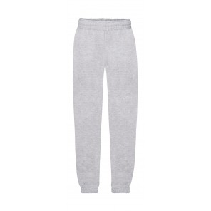 Fruit of the Loom Kids' Classic Elasticated Cuff Jog Pants - Heather Grey - 152(12-13)