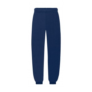 Fruit of the Loom Kids' Classic Elasticated Cuff Jog Pants - Navy - 128(7-8)