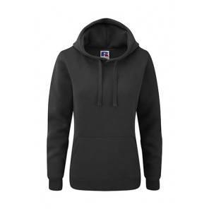 Russell Ladies' Authentic Hooded Sweat - Black - L