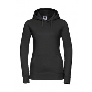 Russell Ladies' Authentic Hooded Sweat - Black - M