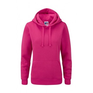 Russell Ladies' Authentic Hooded Sweat - Fuchsia - XS