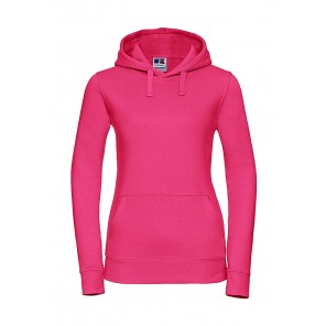 Russell Ladies' Authentic Hooded Sweat - Fuchsia - M