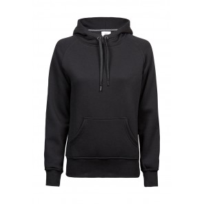 Tee Jays Ladies' Hooded Sweat - Black - L