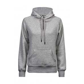 Tee Jays Ladies' Hooded Sweat - Heather Grey - S