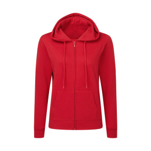 SG Originals Hooded Full Zip Women - Red - 2XL