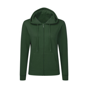 SG Originals Hooded Full Zip Women - Bottle Green - S