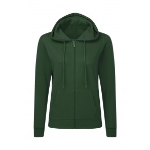 SG Originals Hooded Full Zip Women - Bottle Green - L