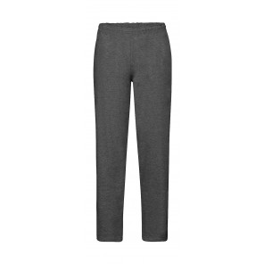 Fruit of the Loom Classic Open Hem Jog Pants - Dark Heather Grey - S