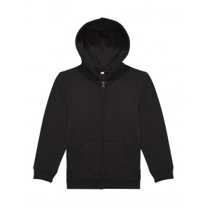 B&C ID.334 Zip Hood /kids - Black - 12/13(152/164)