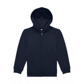 B&C ID.334 Zip Hood /kids - Navy - 7/8(122/128)