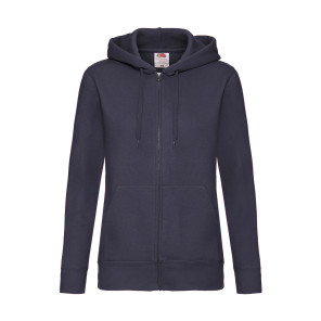 Fruit of the Loom Premium Hooded Sweat Jacket Lady-Fit - Navy Blue - 2XL
