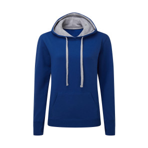 SG Originals Contrast Hooded Sweatshirt Women - Blue - XS
