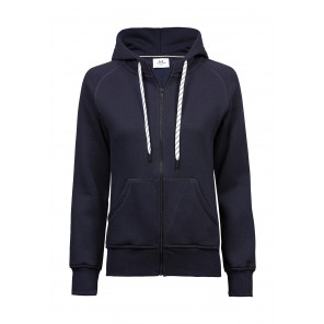 Tee Jays Ladies' Fashion Full Zip Hood - Navy - XL