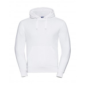 Russell Men's Authentic Hooded Sweat - White - XS