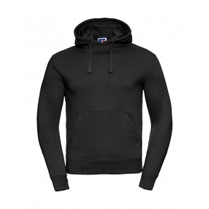 Russell Men's Authentic Hooded Sweat - Black - 5XL