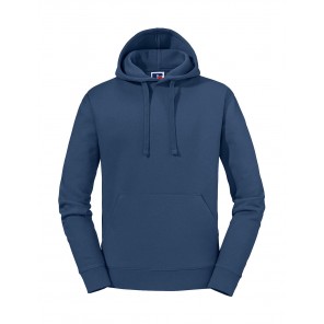 Russell Men's Authentic Hooded Sweat - Indigo Blue - XS