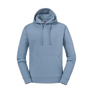 Russell Men's Authentic Hooded Sweat - Mineral Blue - XS