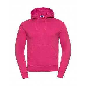 Russell Men's Authentic Hooded Sweat - Fuchsia - XS