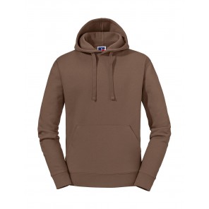 Russell Men's Authentic Hooded Sweat - Mocha - XS