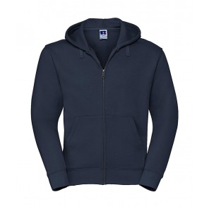 Russell Men's Authentic Zipped Hood - French Navy - 5XL