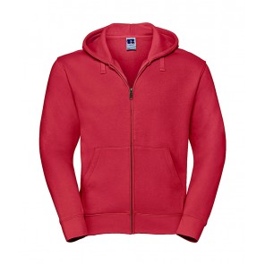 Russell Men's Authentic Zipped Hood - Classic Red - 3XL